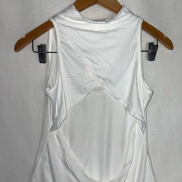 White bodysuit mock neck - Picture 9 of 13